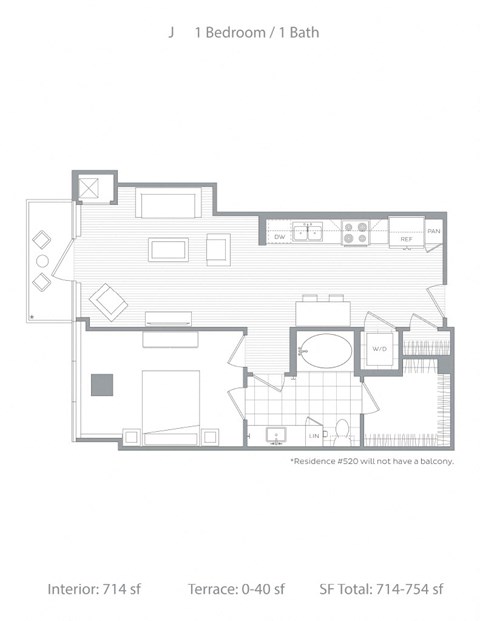 J 1 bedroom 1 bath at Stanza Little Italy, San Diego, CA, 92101